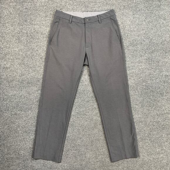 FootJoy Pants Mens 30 Grey Flat Front Golf Performance Lightweight Golf Chino FJ - Picture 2 of 14